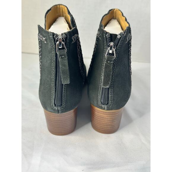 Dolce Vita Women's Dylan Dark Gray Suede Pointed Heeled Booties Size 8.5 - Picture 5 of 7